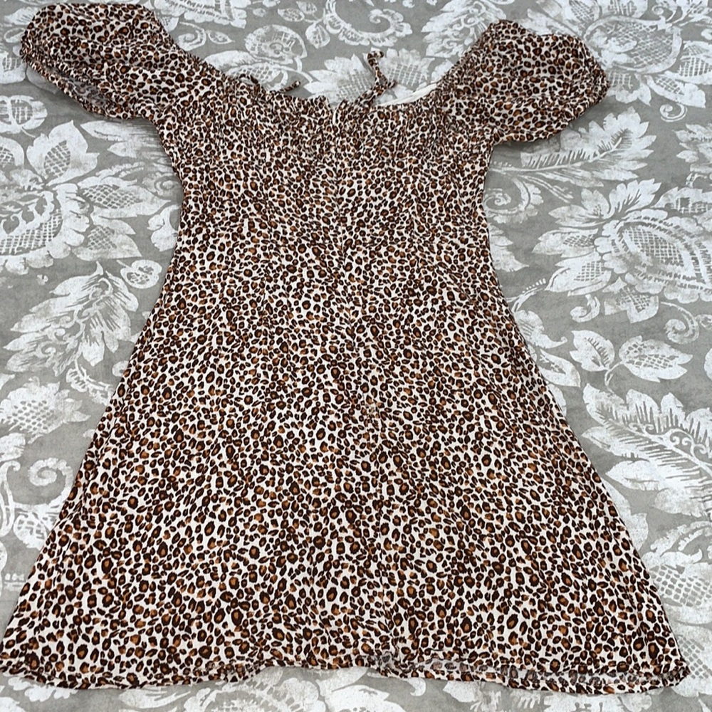 CHEETAH PRINT MINI SUN DRESS 🤎🤎